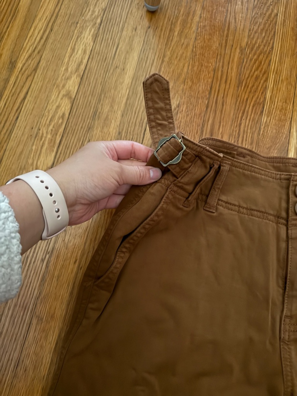 Liverpool High Rise Cinch Waist Wide Leg Pant - Jasper Brown - Size 6/28 - Picture 6 of 10